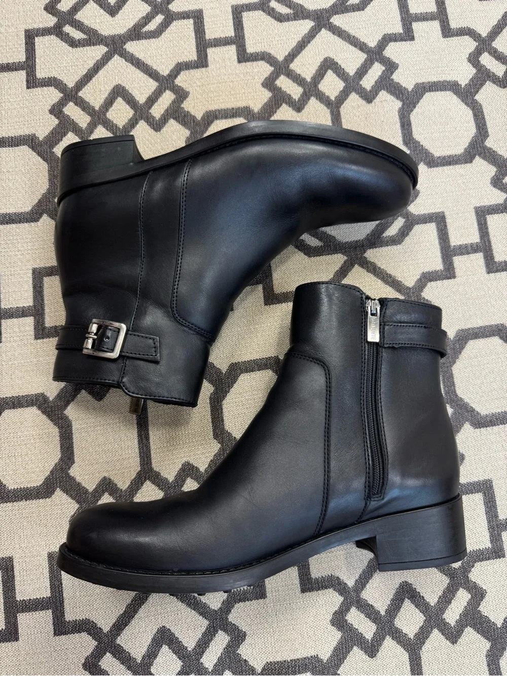 La Canadienne Shelby Black Waterproof Leather Ankle Boots Women’s US 8.5 M